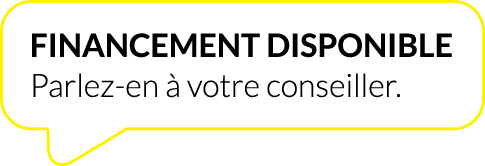 Financement disponible