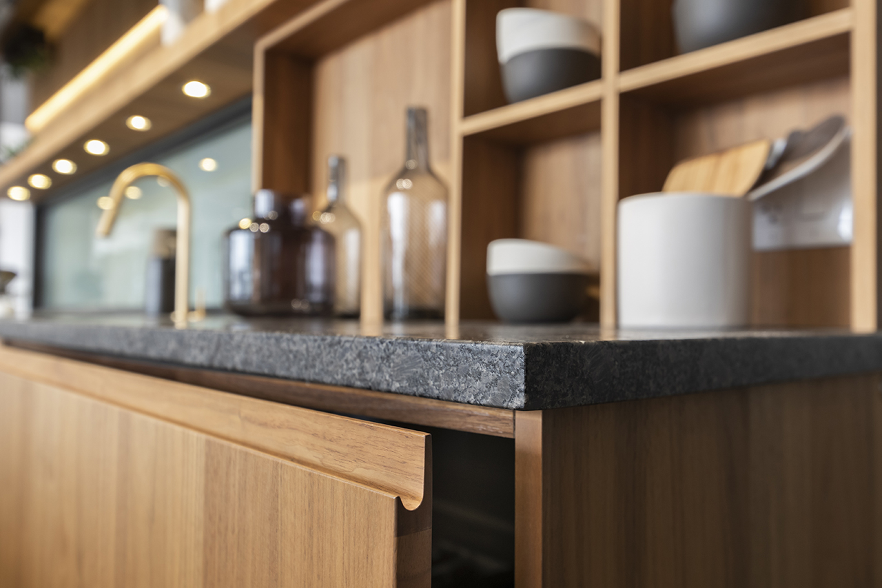 Contemporary Walnut Kitchen | Laval