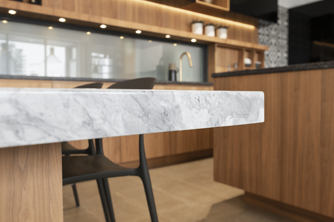 Contemporary Walnut Kitchen | Laval