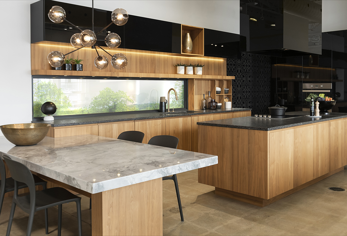 Contemporary Walnut Kitchen | Laval