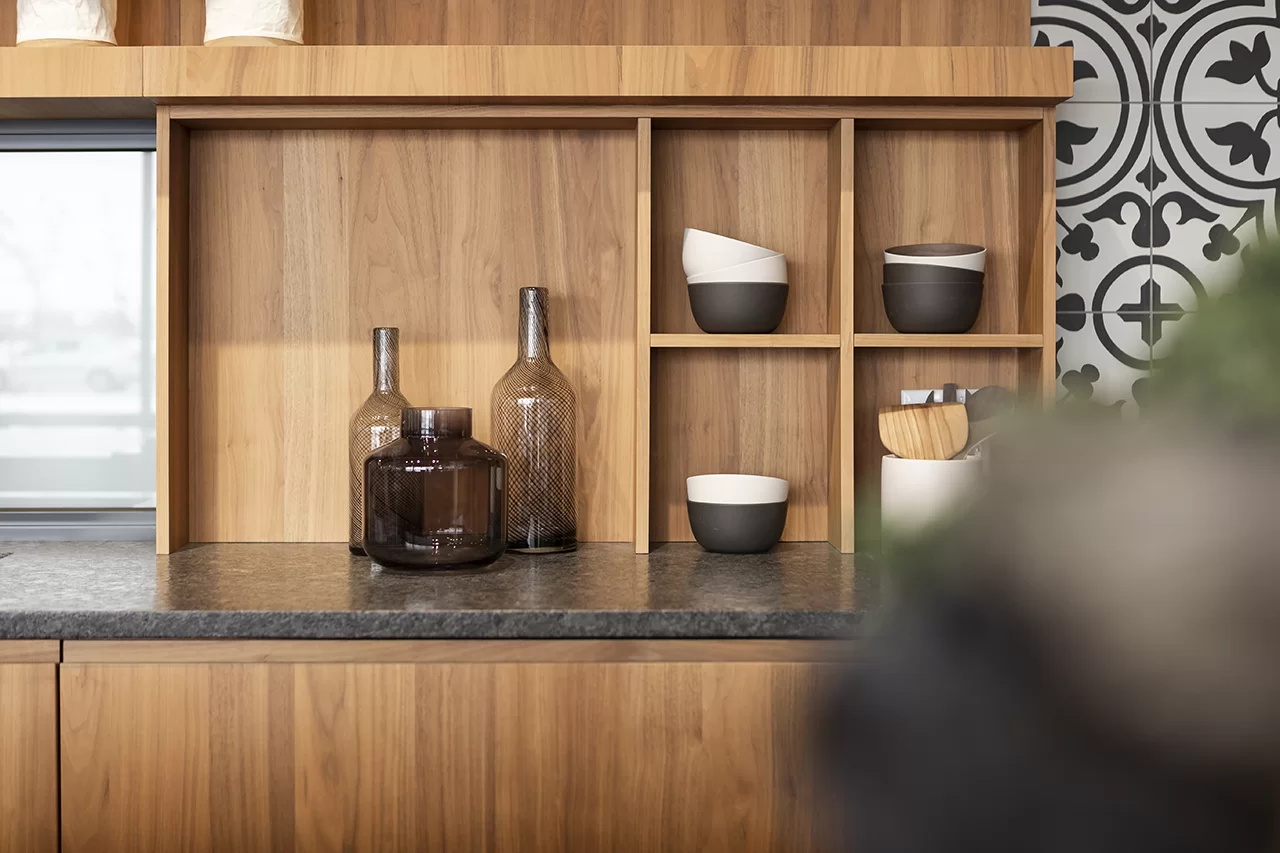 Contemporary Walnut Kitchen | Laval