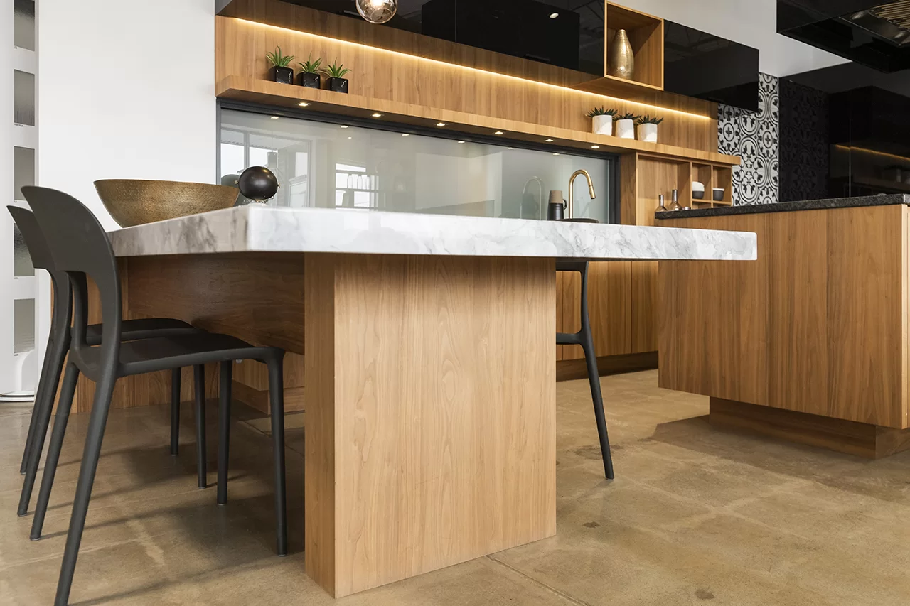 Contemporary Walnut Kitchen | Laval